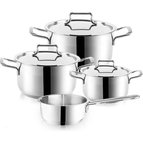 Orion Topfset Kochtöpfe aus Stahl 18/10 PREMIUM 7-teilig