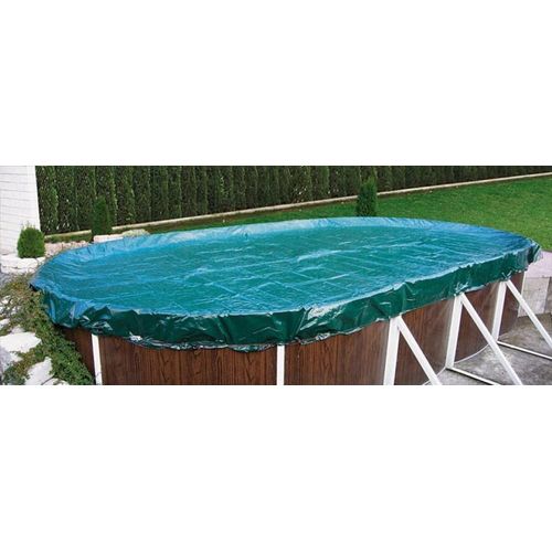 Poolabdeckung Winterplane Oval/Achtformpool 855 x 500 cm