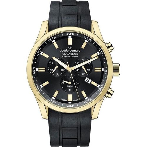 Claude Bernard 10222-37JCA-NID Herrenuhr Aquarider Chronograph 44mm 20ATM