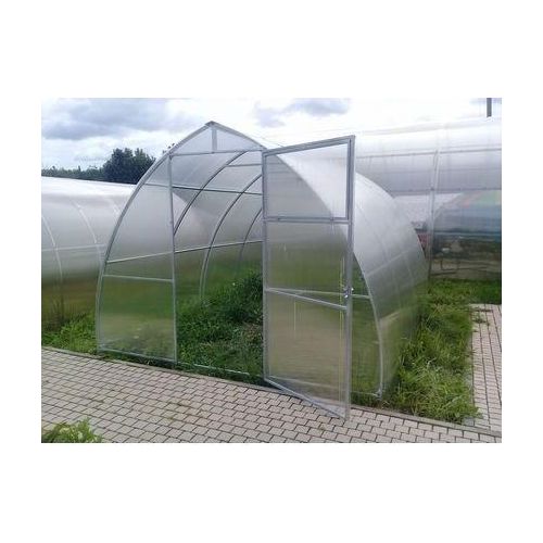 POLYCARBONAT GEWÄCHSHAUS - TREIBHAUS - PFLANZENHAUS »PROFI CASTELLO« 3m x 10m - 6mm Polycarbonat + 3x Fenster + 3x aut. Fensteröffner