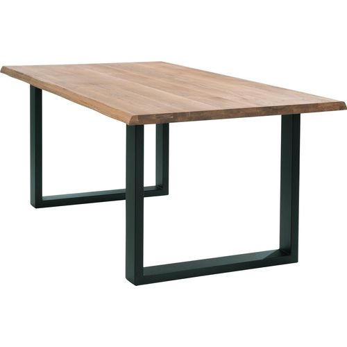Esstisch - Eiche massiv geölt - U-Gestell - 180 x 90 cm