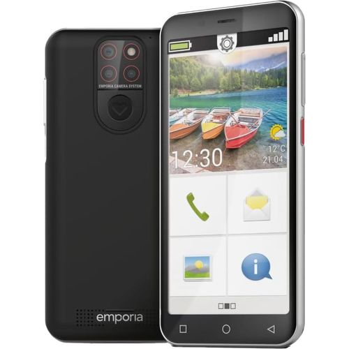 Emporia SMART.5 mini Schwarz Seniorentelefon - 4G LTE, 13MP, 64 GB