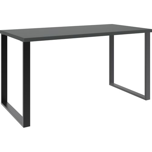 Schreibtisch ></noscript>HOME DESK< in Graphit - 140x75x70cm (BxHxT)