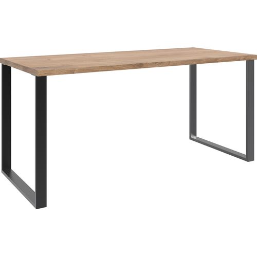 Schreibtisch ></noscript>HOME DESK< in Plankeneiche Nachbildung - 159x75x70cm (BxHxT)