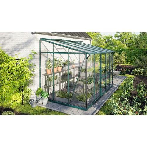 Gewächshaus Vitavia Ida 6500 Einscheibensicherheitsglas/ Hohlkammerplatten 324,3 x 201,4 cm smaragd