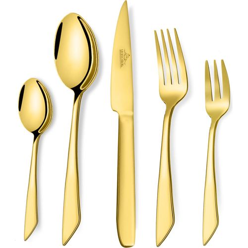 LB Besteck Set 12 Personen Essbesteck Set 72 teilig Essbesteck Besteck Edelstahl Für 12 Personen, Besteck Edelstahl glänzend Spülmaschinenfest 125