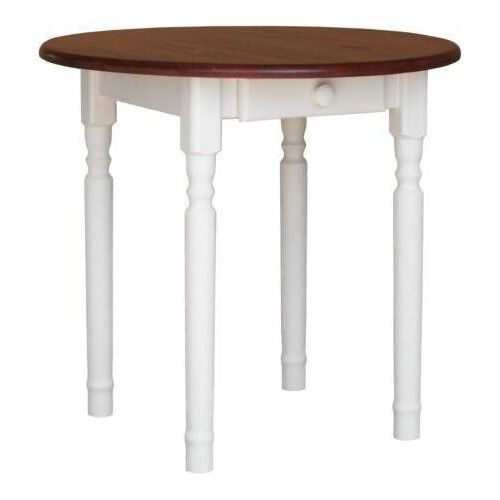 Runder Esstisch Küchentisch Weiß Calvados 90 cm