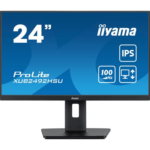 Monitor ProLite XUB2492HSU-B6, Schwarz, 23,8 Zoll, Full HD, IPS, 100 Hz, 0,4 ms