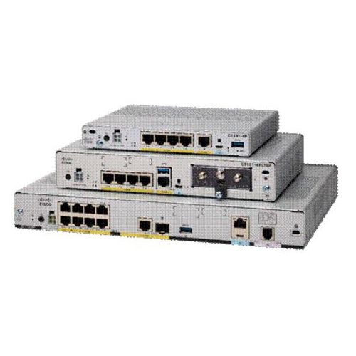 Cisco C1117, Wi-Fi 5 (802.11ac), Eingebauter Ethernet-Anschluss, Grau, Tabletop-Router
