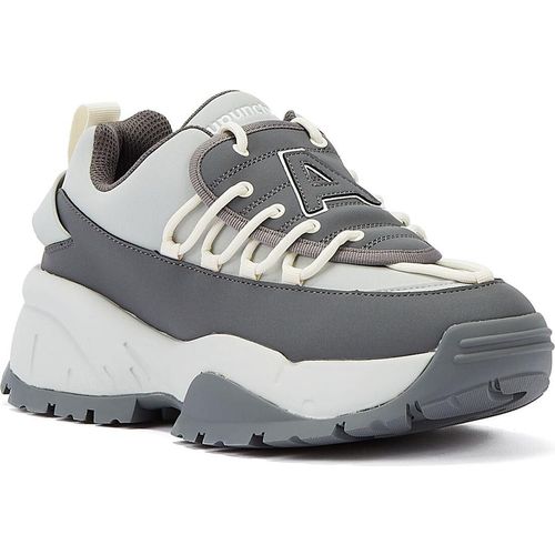 Akupunktur Gingypock Lace Up Microfibre Chunky Trainers - Grau / 8.5 UK - 43 EU - 9.5 US