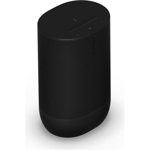 Sonos Move 2 schwarz WLAN Lautsprecher (Wlan, Bluetooth, tragbar, sturzfest, Wasserfest IP56, Apple AirPlay2, Touch Steuerung, Sprachsteuerung, USB-c)