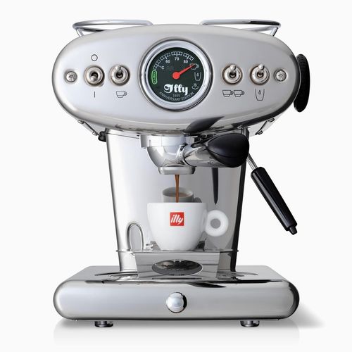 Illy X1, Espressomaschine, 1 l, Kaffeepad, Gemahlener Kaffee, 1200 W, Schwarz, Edelstahl