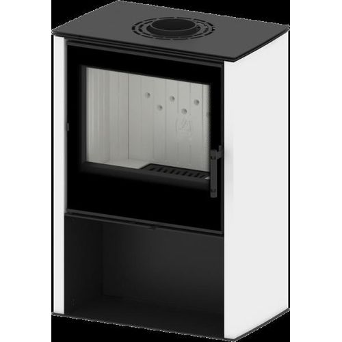 Hitze Holzofen Lupo M weiss Bauart 1, BlmSchV II