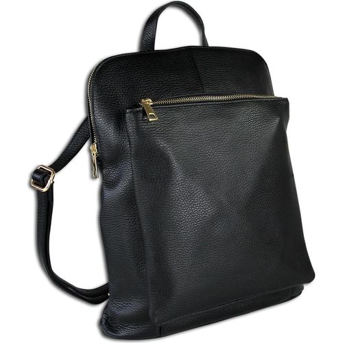 Toscanto Backpacks Cityrucksack schwarz Leder OTT610RS