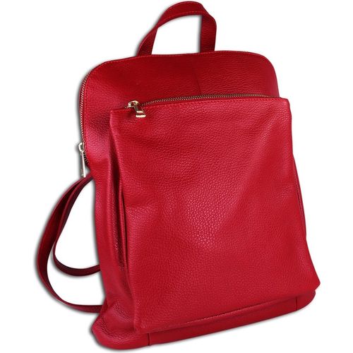 Toscanto Backpacks Cityrucksack rot Leder OTT610RR