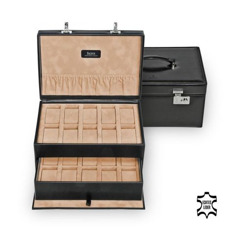 3020.010443 - Uhrenkoffer new classic schwarz Leder