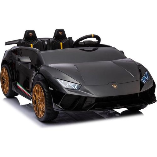 ES-Toys Kinder Elektroauto Lamborghini Huracan Spider Zweisitzer, EVA-Reifen schwarz