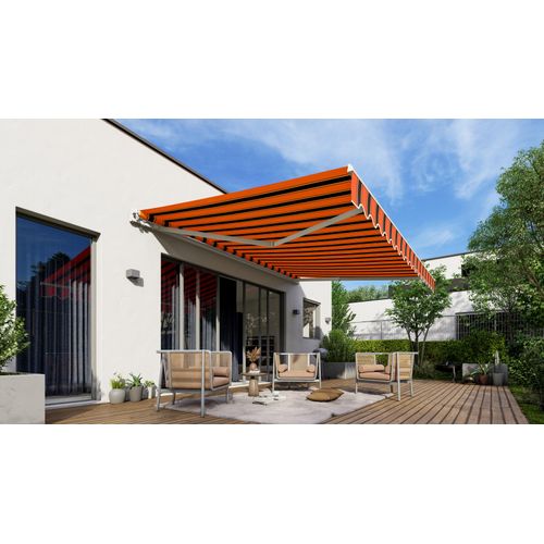 3 x 2,5 m stabile Aluminium Gelenkarmmarkise SP1105/SPD071