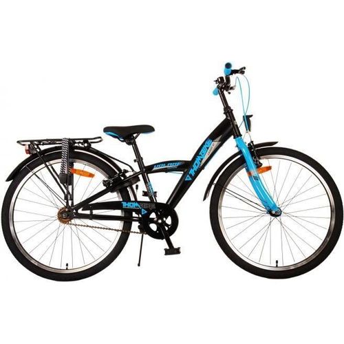 Volare Thombike Kinderfahrrad - Jungen - 24 Zoll - Schwarz Blau - Zweihandbremsen