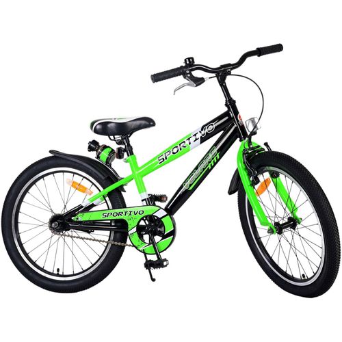 Volare Sportivo Kinderfahrrad 20 Zoll Mädchen Jungen ab 6 - 8 Jahre 1 Gang Jugendfahrrad Fahrrad Kinder Bike mit Rücktrittbremse