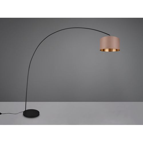 Bogenleuchte MANSUR Metall Schwarz, 210cm hoch