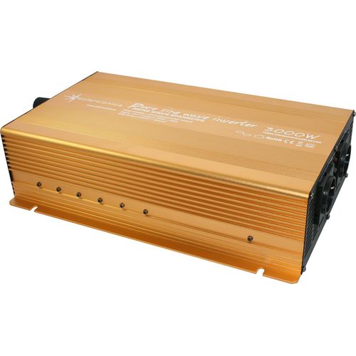 Spannungswandler 24V 230V Gold Reiner Sinus Wechselrichter: 3000 W
