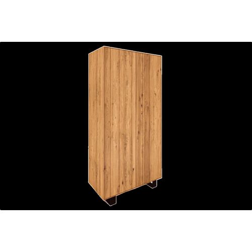 Kleiderschrank STEEL aus Massivholz, Wildeiche Naturgeölt