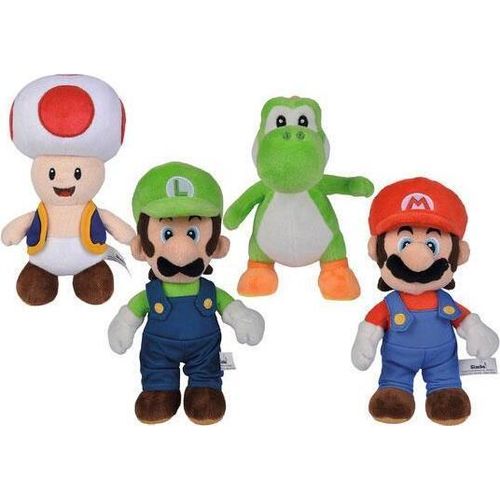 Super Mario Plüschfiguren All Stars 20 cm Sortiment (12)