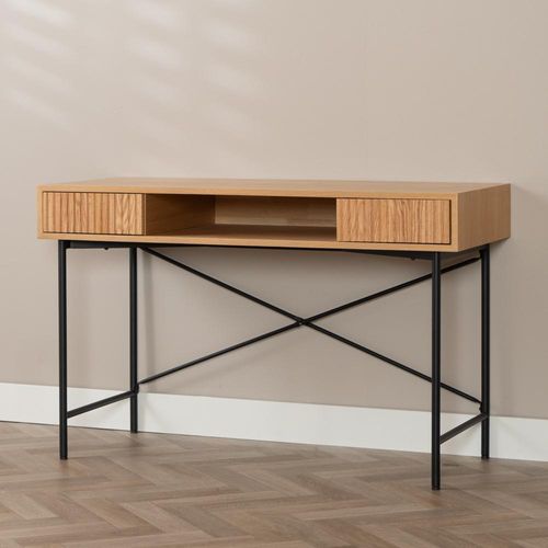 Bronx71 Schreibtisch Maury Eiche hell 120x55x77 cm