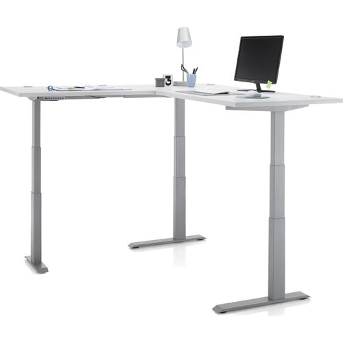 Schreibtisch HARPER BIRCHES BB 180x177 cm weiß Winkelschreibtisch