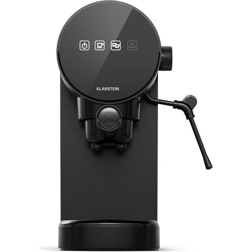 Klarstein Espresso Siebträgermaschine mit Milchaufschäumer, 0,9L Retro Mini-Espressomaschine mit Siebträger, 1360 Watt Kaffeemaschine Klein, Kaffeemaschine für Cappuccino, Latte & Macchiato