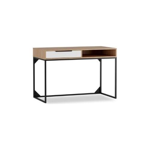 Schreibtisch LANDRO LR-01 Jugendzimmer Computertisch (Hickory / Mattweiß)