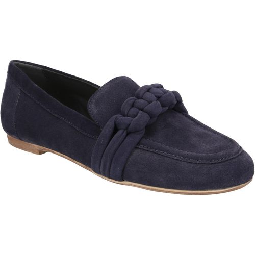 Donna Carolina Slipper & Mokassin NINA CLOSED NAVY, Rauleder, Blau, Damen