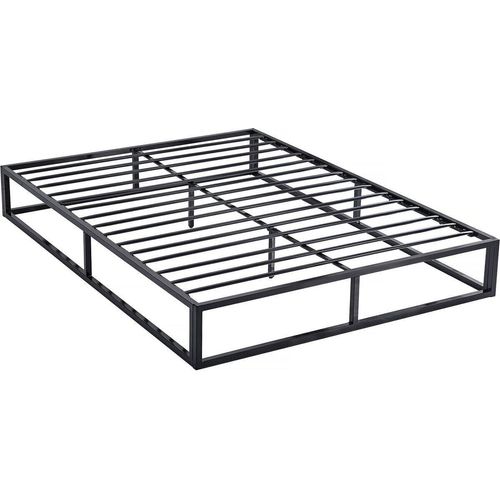 Bettgestell aus Metall 160 x 200 cm - Schwarz