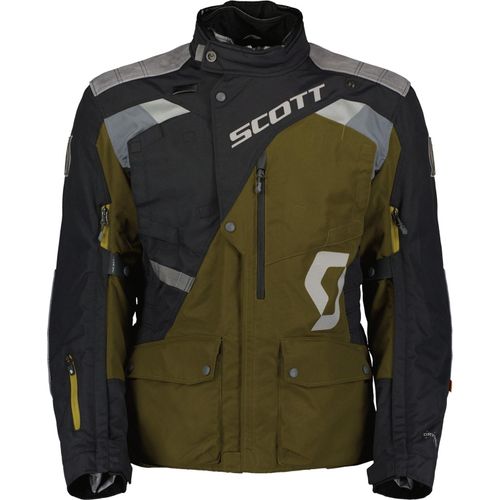 Scott Dualraid Dryo Motorrad Textiljacke, olivgrün/schwarz, M