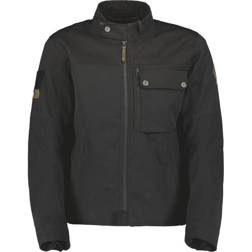 Scott Vintage Motorrad Jacke, schwarz, Short 4XL