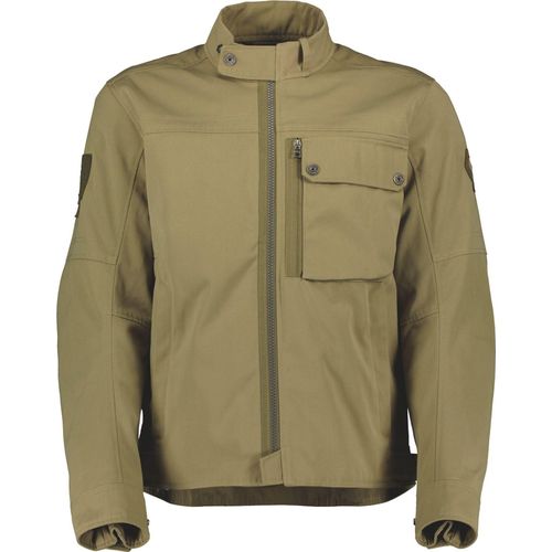 Scott Vintage Motorrad Jacke, khaki, XL