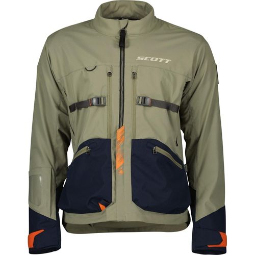 Scott Superlight Motorrad Textiljacke, oliv/blau, 4XL