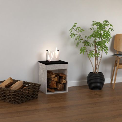 GLOW FIRE Ethanol Kamin 'Emma Concept S' | Ethanolkamin mit 4 Std. Brenndauer und 2 KW Heizleistung | BxHxT: 32x40x32 cm