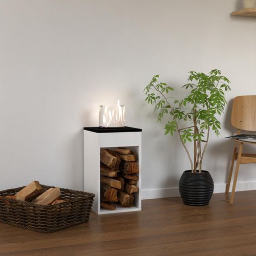 GLOW FIRE Ethanol Kamin 'Emma Concept M' | Ethanolkamin mit 4 Std. Brenndauer und 2 KW Heizleistung | BxHxT: 32x60x32 cm