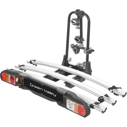 eBike Fahrradträger für Anhängerkupplung Fahrrad Heckträger Radträger - Tilting 3 - Fahrradträger e-Bike für 3 Fahrräder - 60kg Zuladung - am Fahrzeug klappbar -