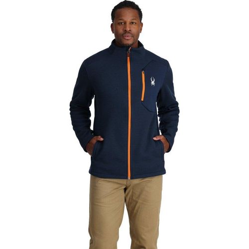 Spyder Bandit Fleece Mit Durchgehendem Reißverschluss Blau XL Mann Blau XL