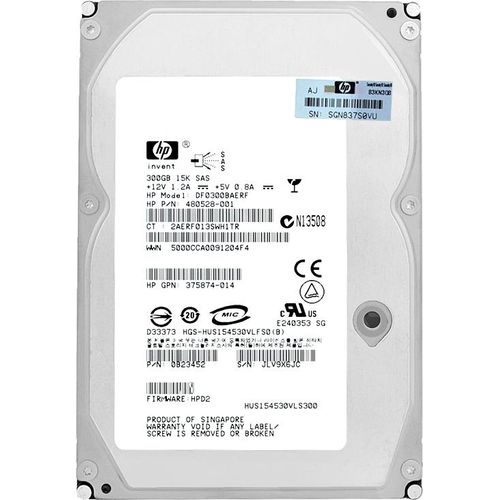 Festplatte HP DF0300BAERF 300GB 15000Rpm SAS 3,5