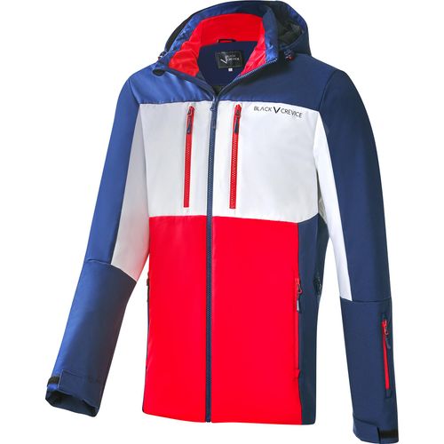 Black Crevice Herren Skijacke blau/rot/weiß L
