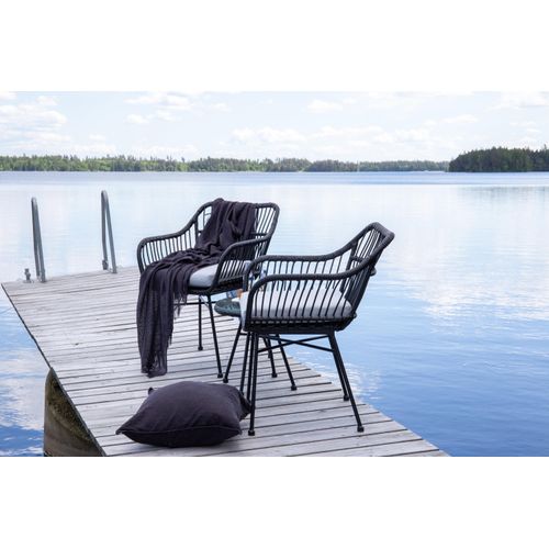 Venture Home Lounge-Set Viga Schwarz