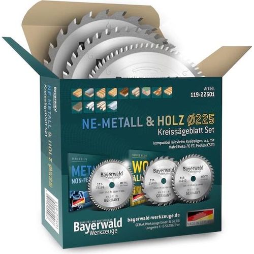 Kreissägeblatt Set 225 Spezial