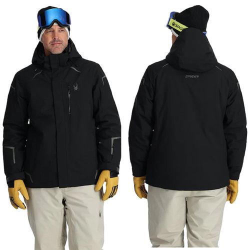 Spyder Copper Jacket Herren Skijacke Winterjacke Jacke 38SA075334-BLK : XL Grösse - Bekleidung: XL
