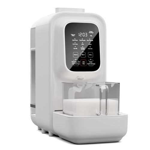 Klarstein Pflanzendrinkbereiter, Digitale Sojadrink Maschine, Suppenbereiter & Nussdrinkbereiter, Pflanzendrink Maker für Porridge & Säfte, Vegan Milch Maker, Mandeldrinkbereiter Selbstreinigend