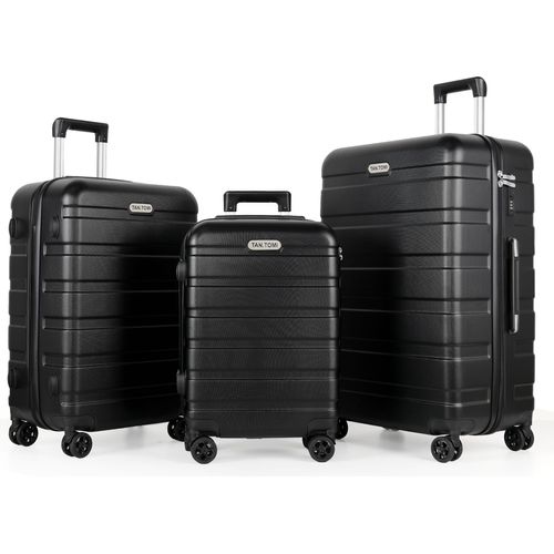 Mofut Kofferset 3tlg, M-L-XL, Trolley Koffer Reisekofferset, Gepäck Rollkoffer, 4 Rollen, ABS-Hartschale, Teleskopgriff
