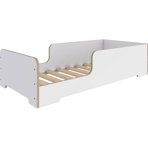 Need Sleep Bodenbett Kinderbett 80x180 cm aus MDF Weiß